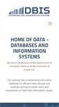 Mobile Screenshot of dbis-informatik.uibk.ac.at