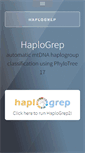 Mobile Screenshot of haplogrep.uibk.ac.at