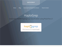 Tablet Screenshot of haplogrep.uibk.ac.at