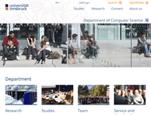 Tablet Screenshot of informatik.uibk.ac.at