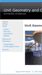 Mobile Screenshot of geometrie.uibk.ac.at